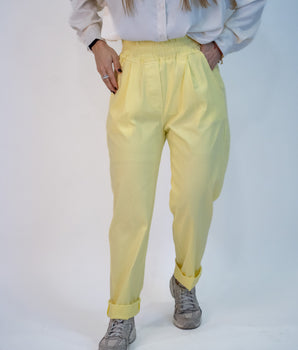 Calça Wonder 1.0 amarelo pastel