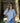 T-shirt aalgodão oversize azul bebé