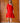 Vestido básico Zuria vermelho